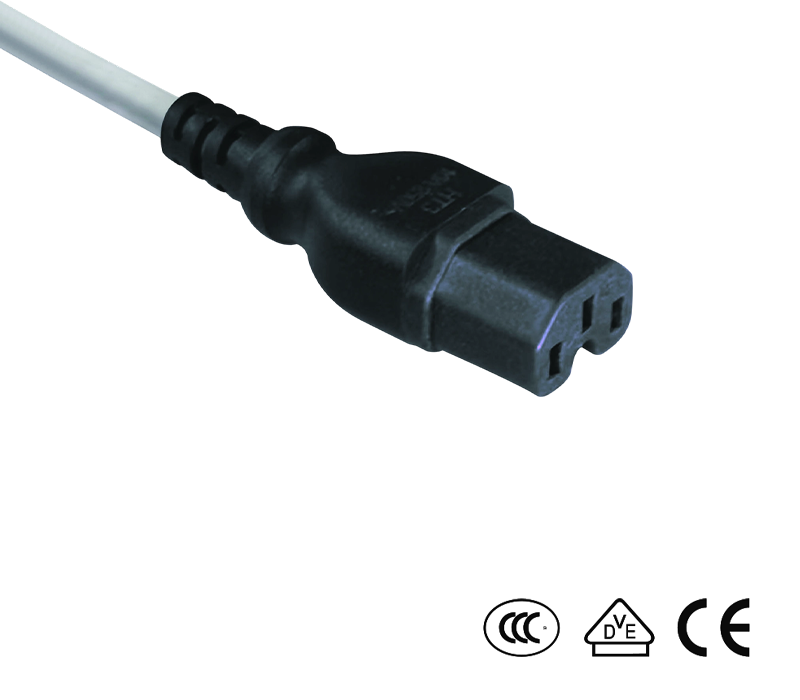 HT3 IEC Connector Female Socket C15 Mengikut Piawaian Cina, Jerman dan Eropah