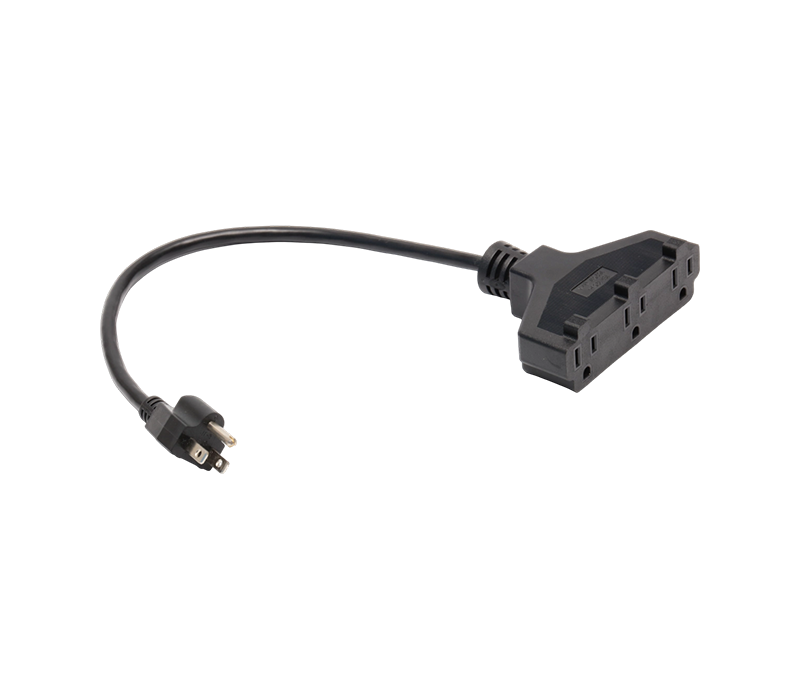 JT-3/FY-3+JT-3ZA 15A 125V Palam Tiga Cabang Standard AS Dengan Soket Tiga Lubang Gaya Penyapu