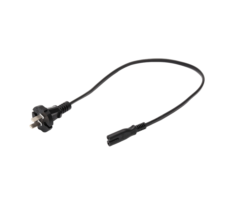 C2-10B+ST2/FY-ST2 10A 250V Palam Alat Dua Pin Piawai China untuk Penyambung IEC C7