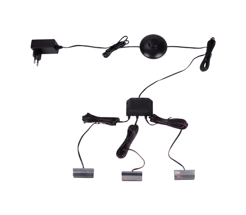 Lampu Potong Kabinet CLS-12 12V DC dengan Suis Kaki